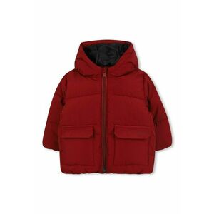 Geaca matlasata cu gluga - Visiniu imagine