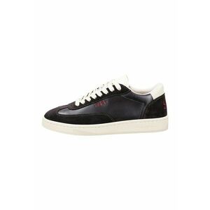 Pantofi sport din piele cu garnituri din piele intoarsa Prepus - Rosu/Maro inchis/Negru imagine