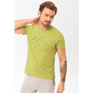 Tricou T-Laser pentru barbati - lime cu imprimeu imagine