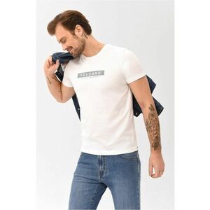 Tricou T-Hologram pentru barbati - alb imagine