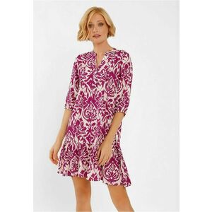 Rochie G-Peonia - roz cu model - Roz Model imagine