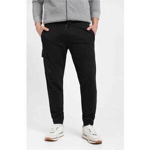 Pantaloni cargo jogger cu snur N-Save - bumbac - negru - Negru imagine