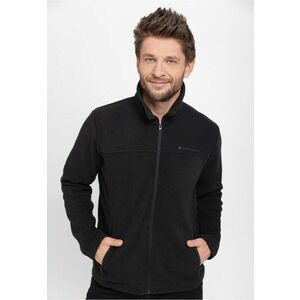 Hanorac fleece cu fermoar - barbati - F-Bannax - negru - Negru imagine