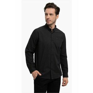 Camasa barbati din bumbac K-Beri - Slim Fit - grafit - Gri grafit imagine