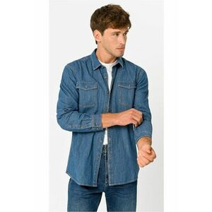 Camasa barbati - denim - Regular Fit - K-Teny - Albastru imagine