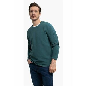 Tricou barbati cu maneci lungi L-Far - turcoaz - Turcoaz imagine