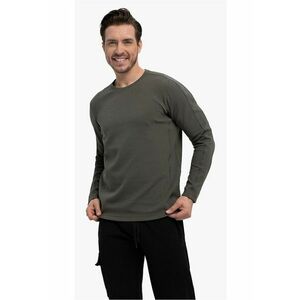 Tricou barbati cu maneci lungi L-Far - gri - Gri imagine