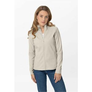 Hanorac fleece cu fermoar - Slim Fit - dama - F-Moya - bej - Bej imagine