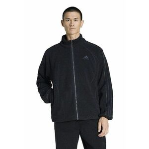 Bluza de trening din plus cu buzunare laterale - Negru imagine