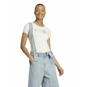 Tricou slim-fit din amestec de bumbac cu imprimeu logo - Rosu/Alb/Albastru imagine