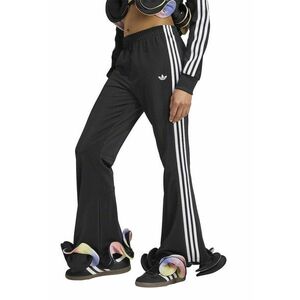 Pantaloni de trening cu detalii cu volane - Alb/Negru imagine