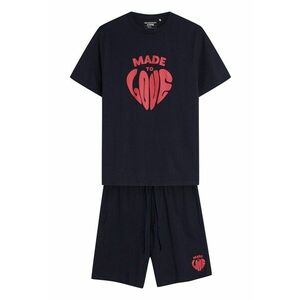 Pijama barbati Sierra negru - rosu imagine