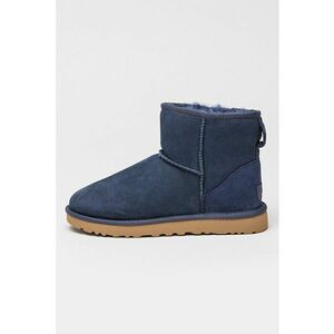 Ghete slip-on cu finisaj rezistent la apa - din piele intoarsa Classic Mini II - Albastru ultramarin/Bleumarin imagine