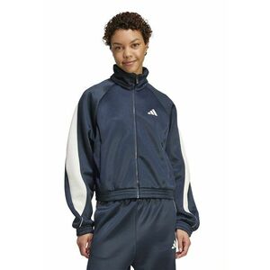 Bluza de trening cu fermoar si maneci raglan Stadium - Alb/Negru imagine