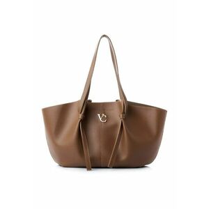 Geanta shopper din piele ecologica - Caramel imagine