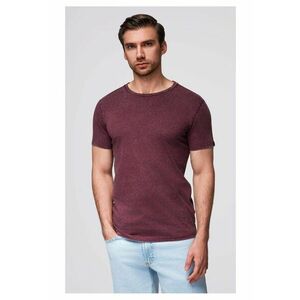 Tricou cu efect decolorat OM-TSWT-0116 - Bordeaux imagine