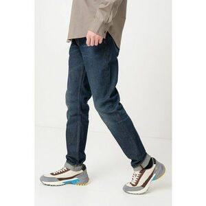 Blugi regular fit cu model cu 5 buzunare - Bleumarin imagine
