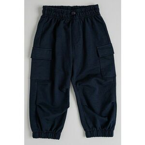 Pantaloni de trening cargo cu talie ajustabila - Albastru ultramarin imagine