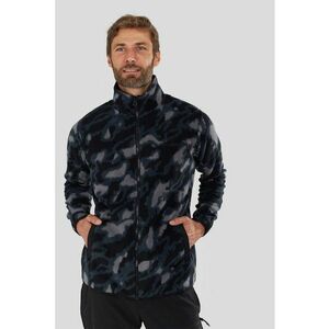 Bluza cu fermoar pentru trekking Nestor II - Gri deschis/Albastru prafuit/Bleumarin imagine