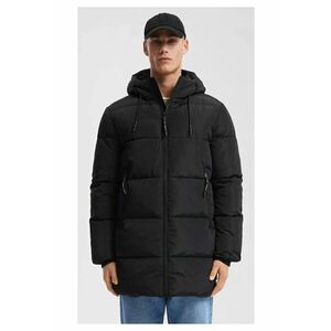 Q/S by s.Oliver Geaca Parka barbati cu gluga si croiala Regular fit - Negru imagine