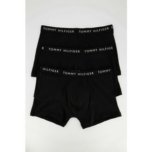 Set de boxeri din amestec de bumbac cu logo- 3 perechi - Negru imagine