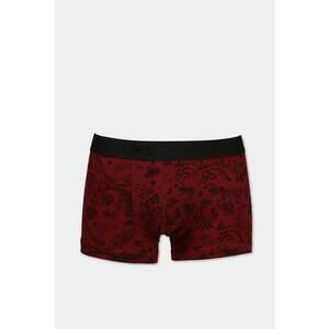 Lenjerie Intima De Barbati - visiniu/negru - Modern Fit - bumbac - imagine