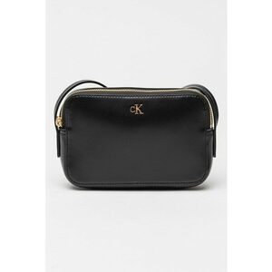 Geanta crossbody de piele ecologica cu bareta ajustabila - Negru imagine
