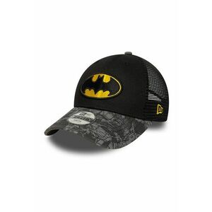Sapca trucker ajustabila cu aplicatie Batman 9 Forty - Negru imagine