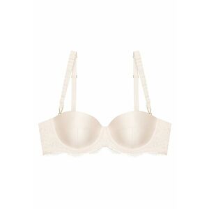 Sutien Push-up Alb crem Brillant - Alb imagine