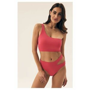 Chiloti bikini cu talie inalta Roz aprins Firenze - Roz imagine
