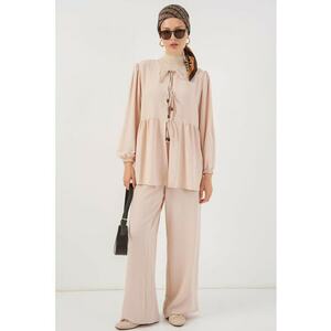 Compleu dama - HiCCUP BDART - crem - textil imagine