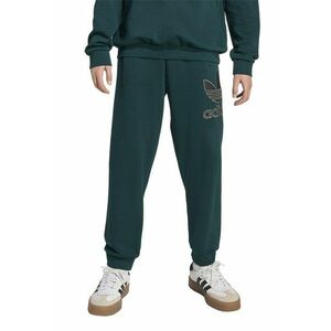 Pantaloni de trening cu imprimeu logo - Verde englez imagine