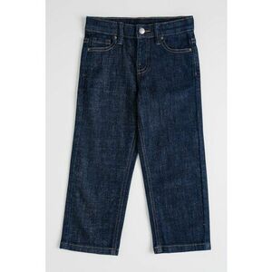 Pantaloni drepti uni cu 5 buzunare - Bleumarin imagine
