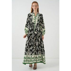 Rochie maxi HiCCUP BDART - inchidere cu nasturi - textil - multicolor imagine