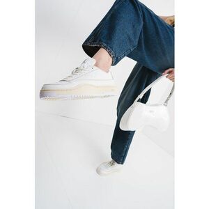 Pantofi sport low-cut din piele Tracker-D - Alb murdar imagine