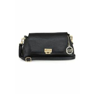 Geanta crossbody cu bareta detasabila - Negru imagine