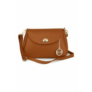 Geanta crossbody cu clapa - Maro imagine