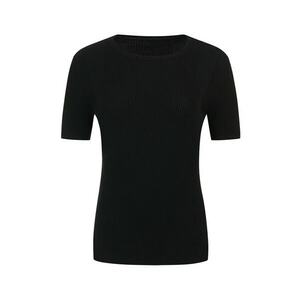 Bluza cu maneca scurta din amestec de lana imagine