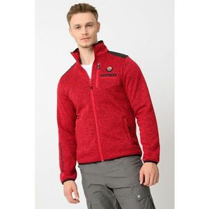 Bluza de trening cu fermoar Tavid - Rosu/Negru imagine