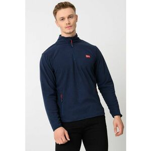 Bluza de trening slim fit cu fermoar Ulysse - Bleumarin imagine