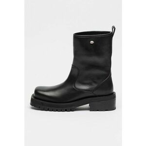 Bocanci din piele Texan - Negru imagine