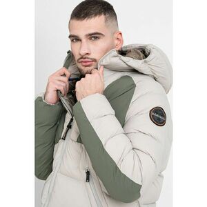 Geaca cu vatelina si fermoar Moesa - Verde pal/Kaki imagine