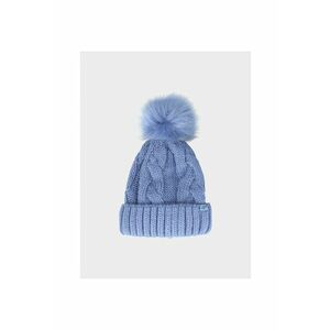 Caciula Femei Beanie cu Ciucure - Din Acril - Culoare Denim - Confort Termic - Sezon Iarna - Marime S/M - Casual si Sportstyle imagine