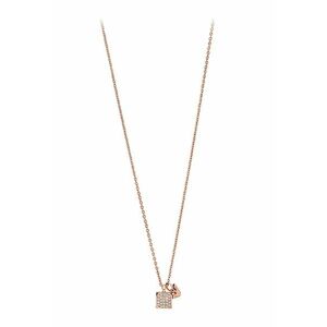 Colier cu pandantive decorate cu zirconia - Bronz imagine