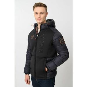 Geaca cu gluga Bafare - Negru imagine