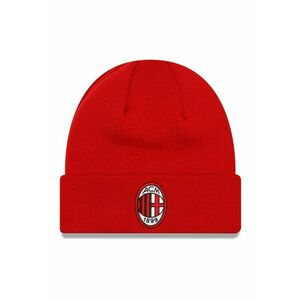 Caciula tricotata cu manseta AC Milan - Rosu vermillion imagine