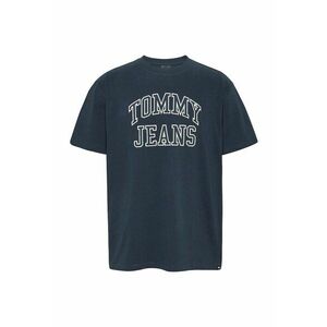 Tricou lejer cu logo - Albastru inchis imagine