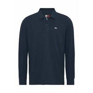 Bluza polo de bumbac organic cu logo - Bleumarin imagine