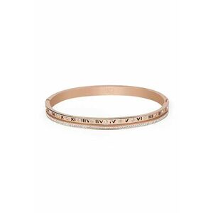 Bratara de dama otel inoxidabil - diametru 60 mm - Auriu rose imagine