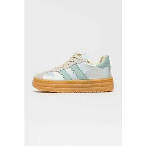 Pantofi sport low-cut flatform - Verde/Argintiu imagine